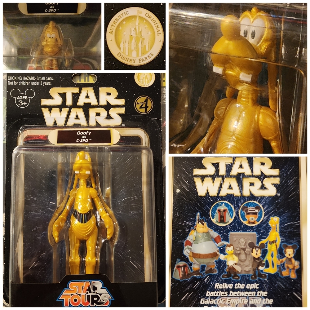 Star Tours Disney Star Wars DROID C-3PO Goofy Limited Collectible New in Box!